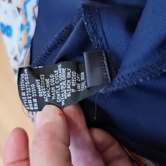 by & by Multicolor Tribal Mini Halter Dress With Elastic Waist Sz Large - Picture 8 of 8